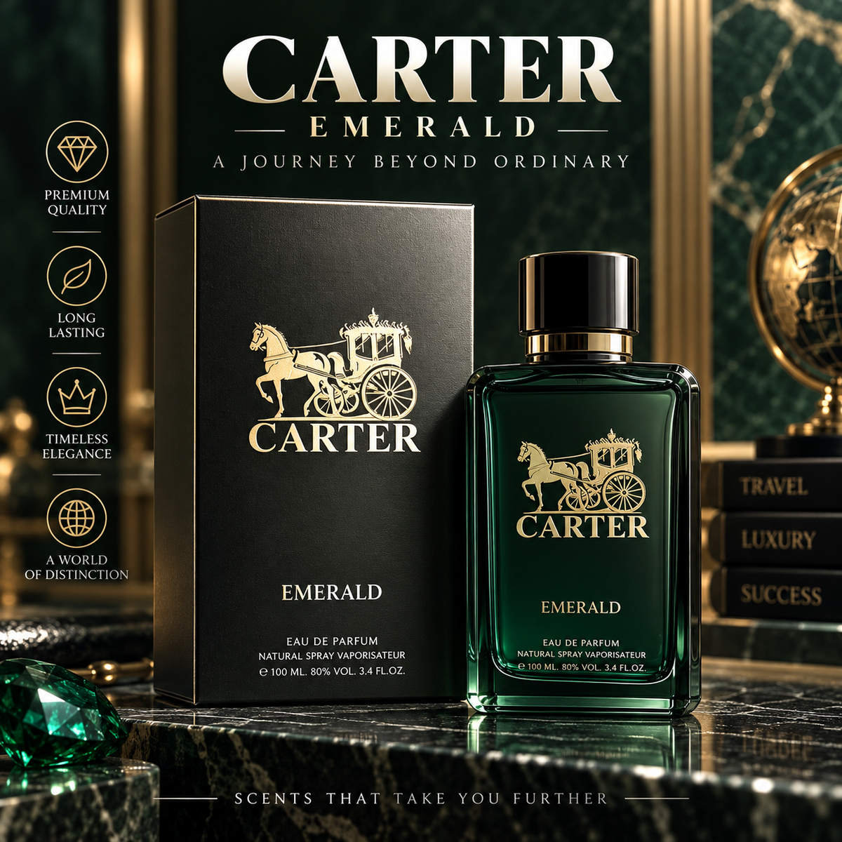 CARTER EMERALD — 100 mL EDP