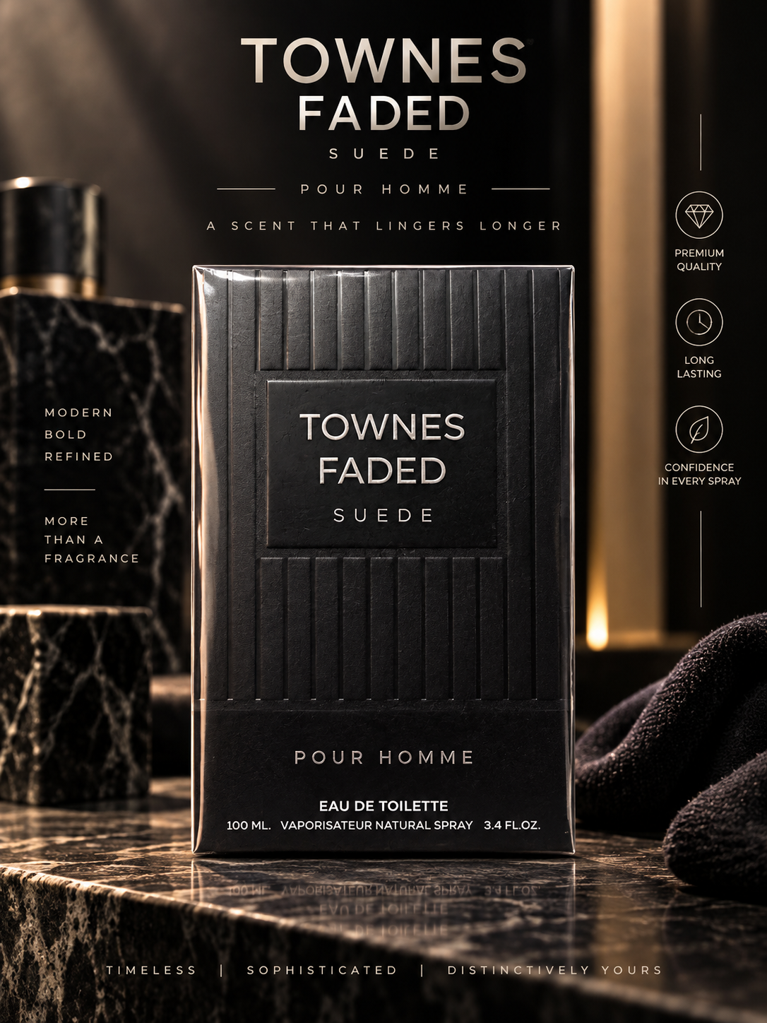 Townes Faded Suede