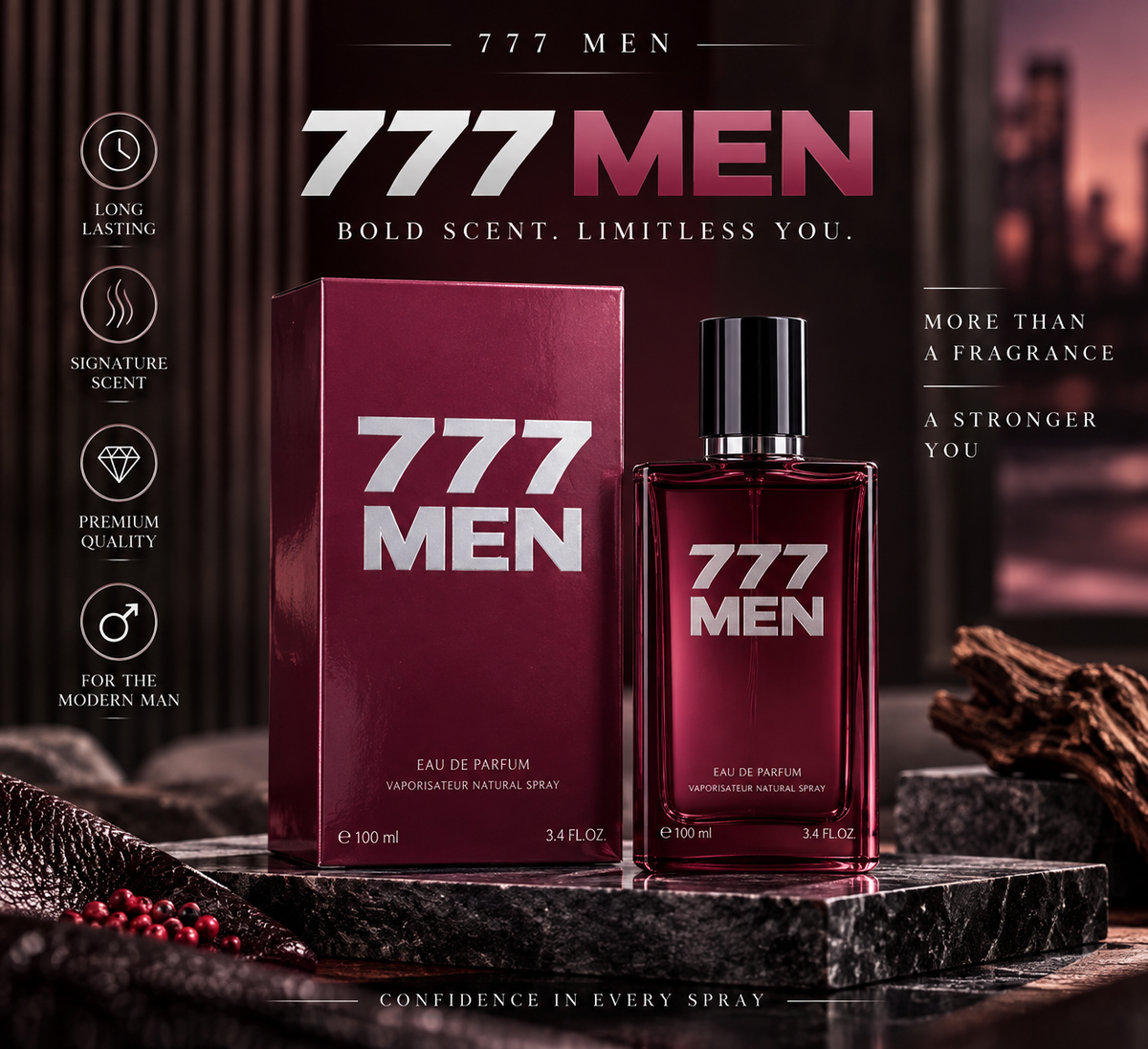 777 MEN — 100 mL EDP