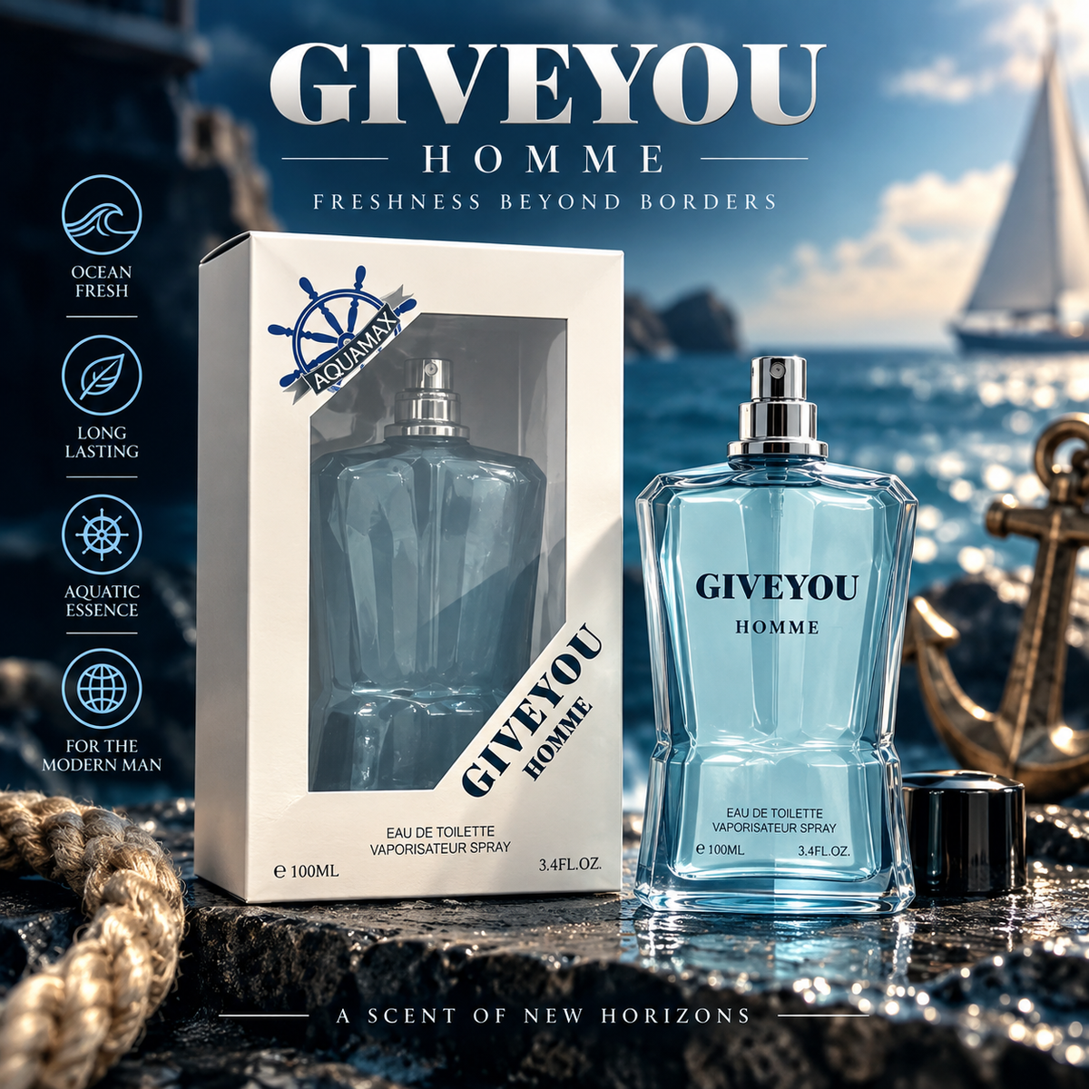 GIVEYOU HOMME — 100 mL EDT