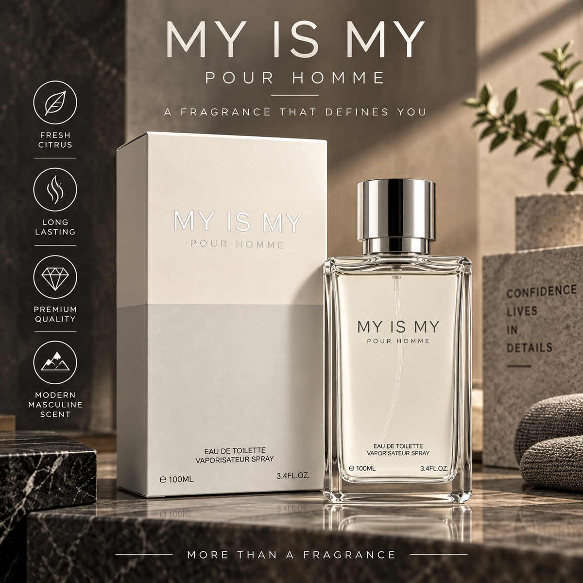 MY IS MY POUR HOMME — 100 mL EDT