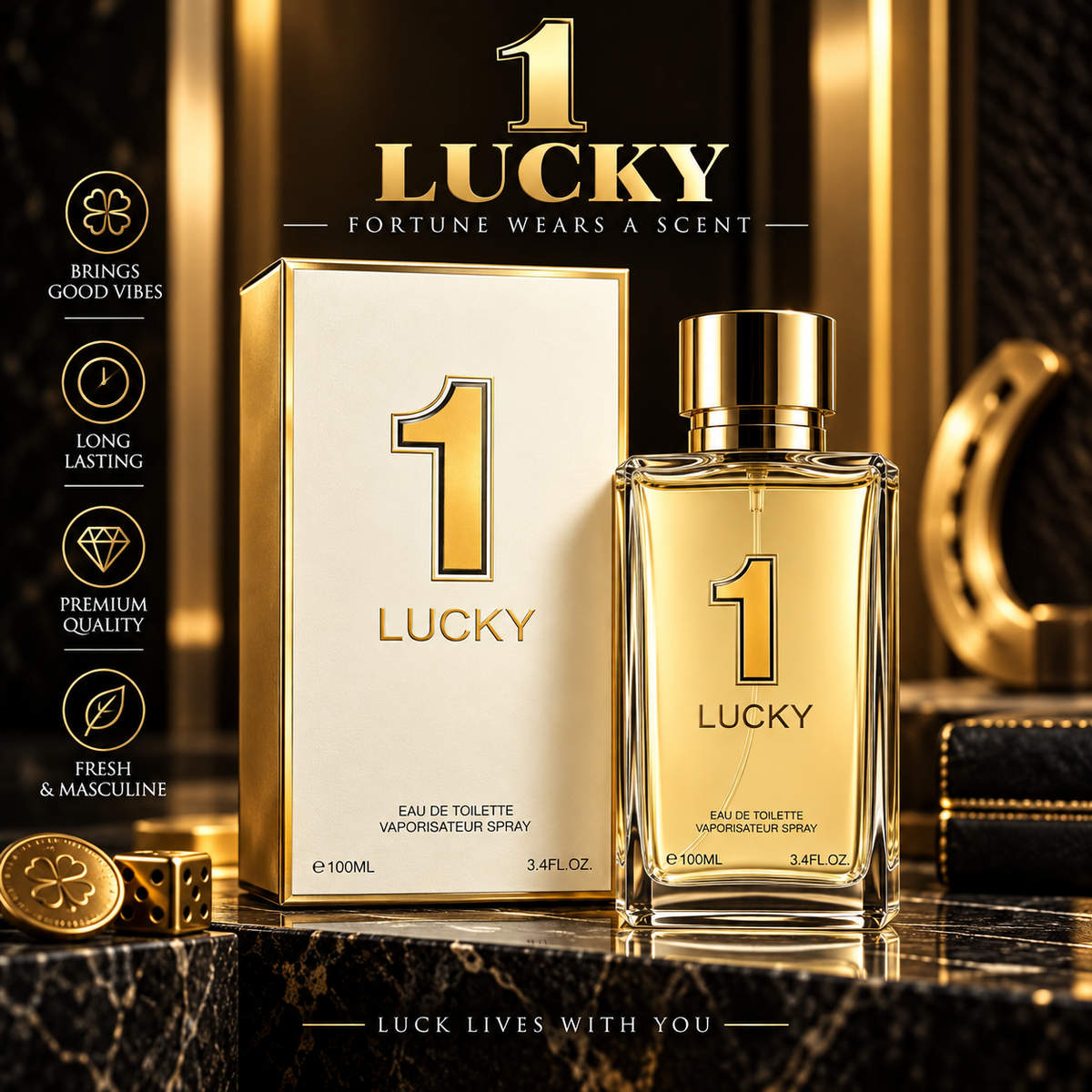 1 LUCKY — 100 mL EDT