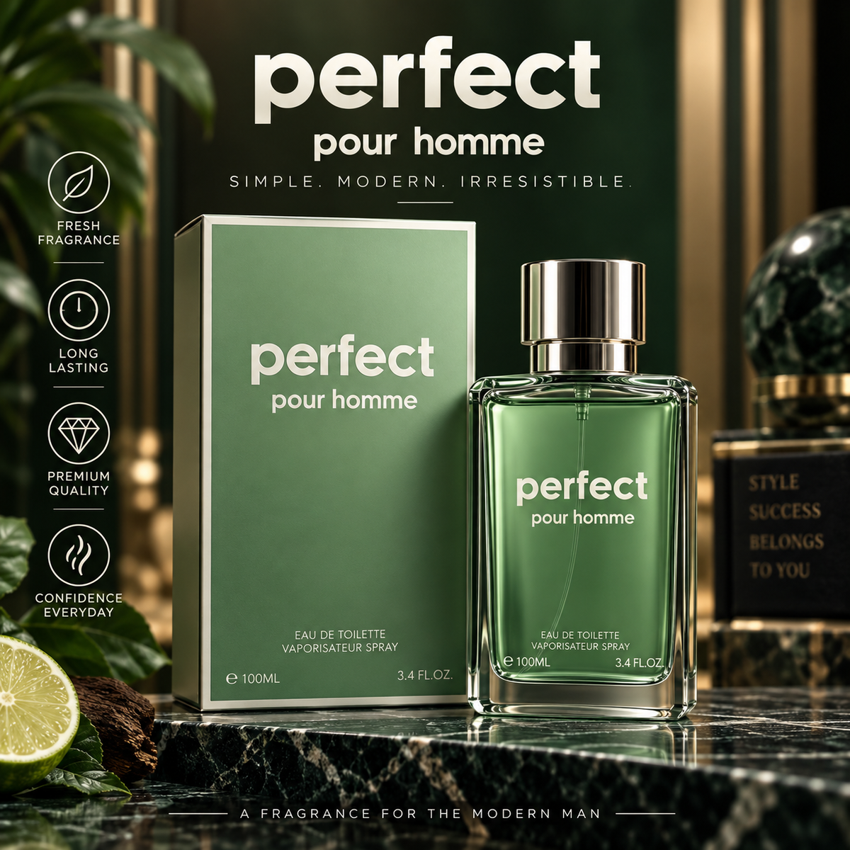 PERFECT POUR HOMME — 100 mL EDT